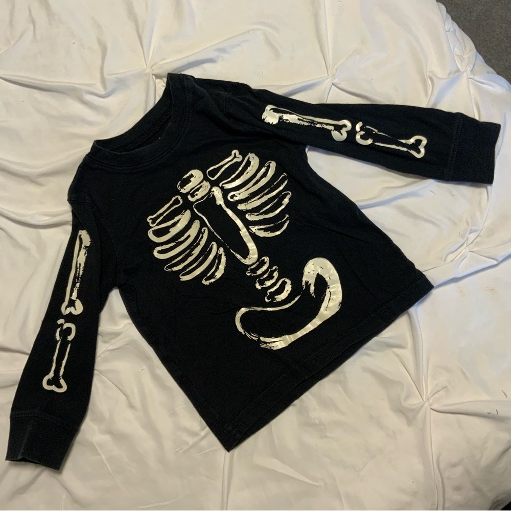 Pick any 5 for $15 Black Skeleton Kids Shirt